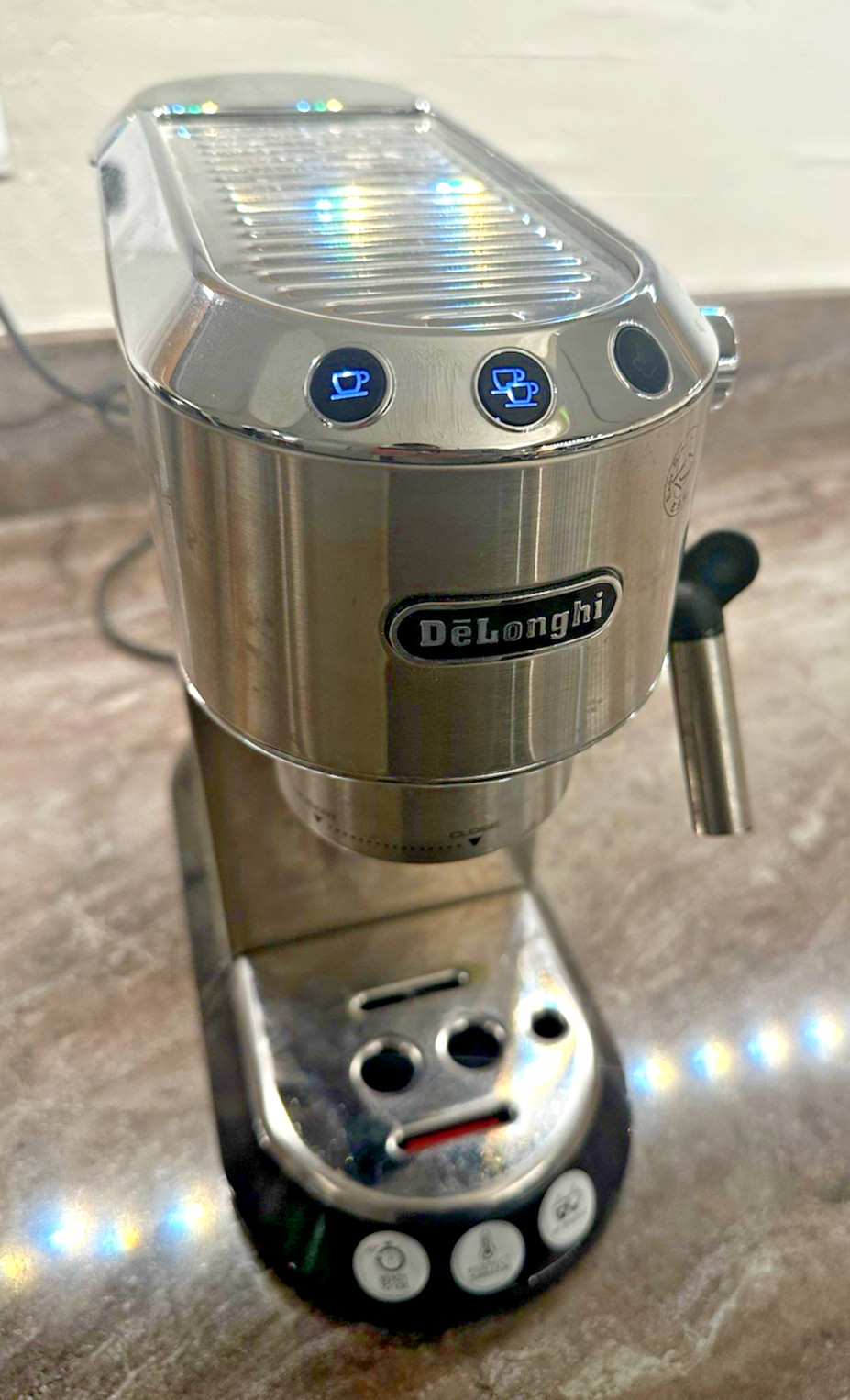 DeLonghi Dedica Espresso Machine EC680M Stainless Steel Stea