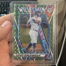 2021 Panini Mosaic Cody Bellinger Green Mosaic Prizm Will to Win WTW1 Dodgers