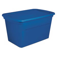 Sterilite 17367406 Stackable Storage Tote W/ ...