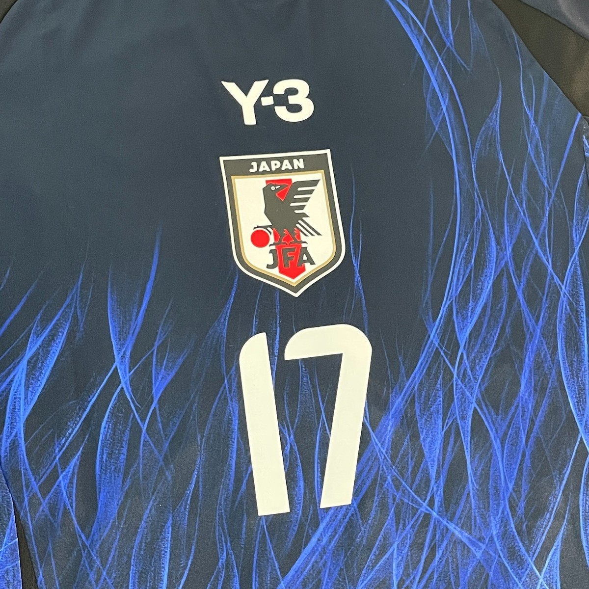 Y-3 日本代表 ユニフォーム　背番号17 TANAKA ADIDAS Ao Tanaka 2024 Japan Y-3 Official Jersey Shirt Kit – JPN XL