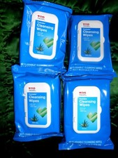 4 Pack CVS Cleansing Wipes with Aloe Flushable 42 each pack 168 TOTAL