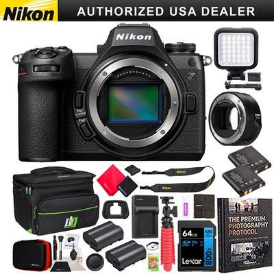 Nikon Z6III Full Frame Mirrorless Camera Body +FTZ II Adapter + 2 Battery Bundle