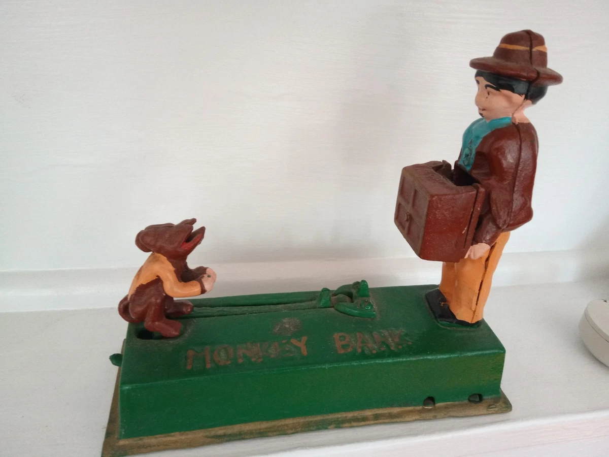 Monkey Bank In Collectible Mechanical Banks for sale | eBay