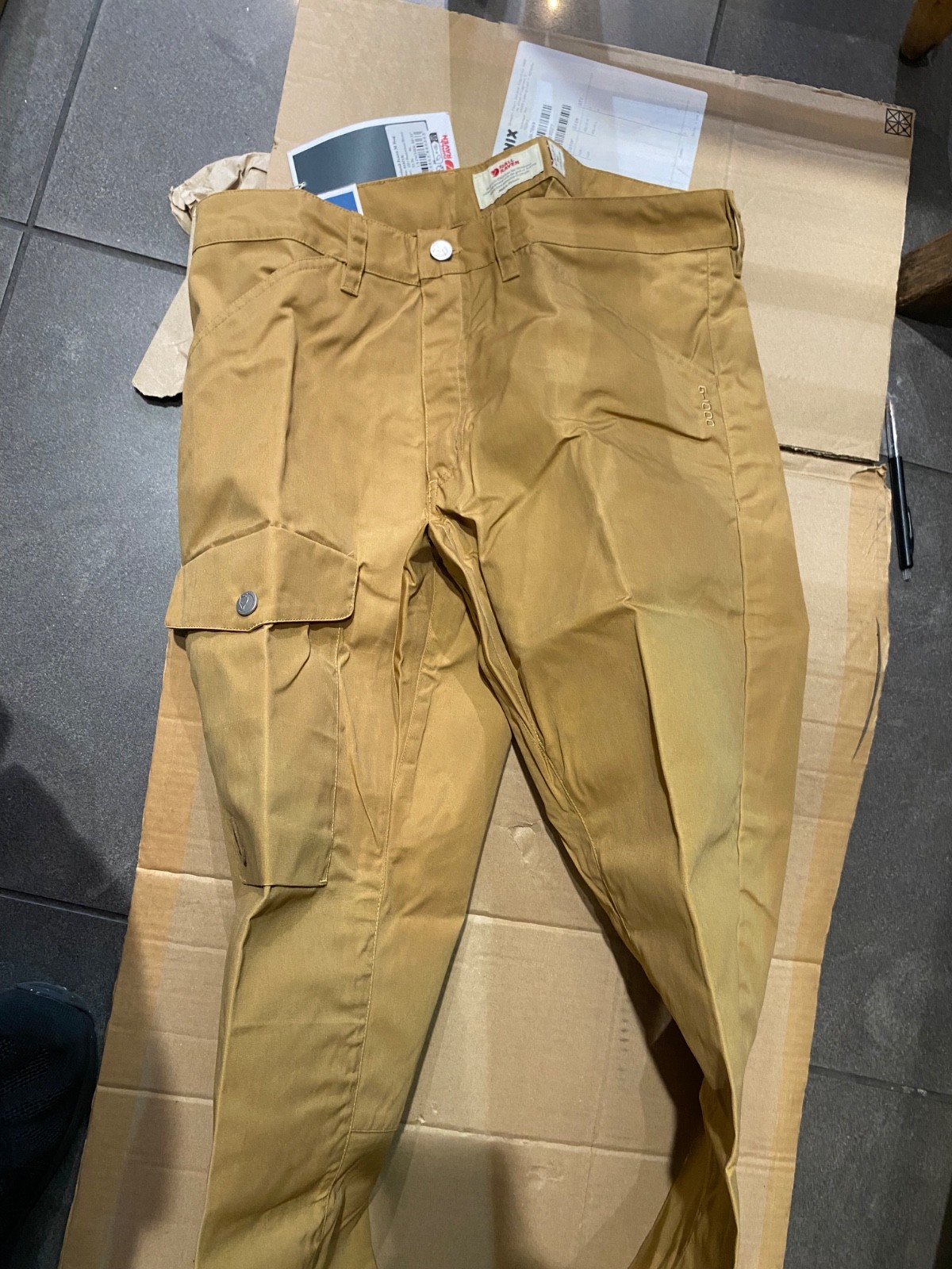 fjallraven pants mens Greenland Jeans M Reg buck wheat brown 46 image 5