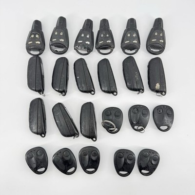 Lot of 23 Saab Key Fob Remotes Untested Bulk Wholesale Locksmith Supply Stock