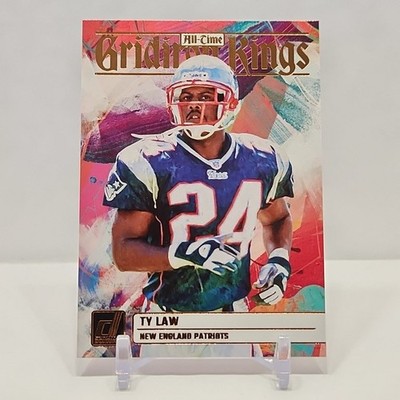 2023 Panini Donruss AllTime Gridiron Kings Ty Law ATG-1 New England Patriots NFL