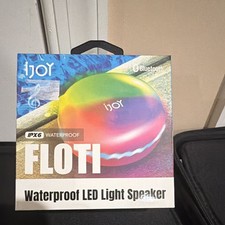iJoy FLOTI Bluetooth IPX6 Waterproof LED Light Portable Speaker
