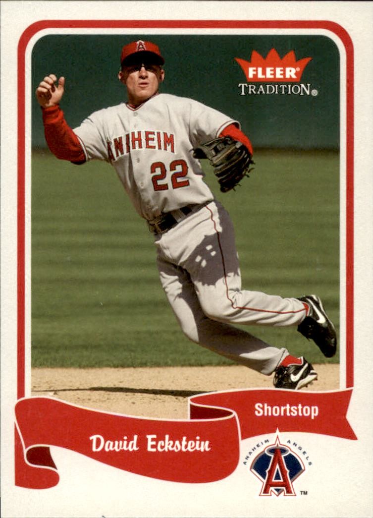 2004 Fleer Tradition #330 David Eckstein Anaheim Angels