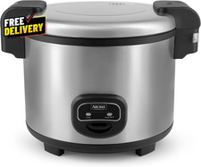Housewares 60 Cup Cooked 30-Cup UNCOOKED Commercial Rice Cooker Stainless......