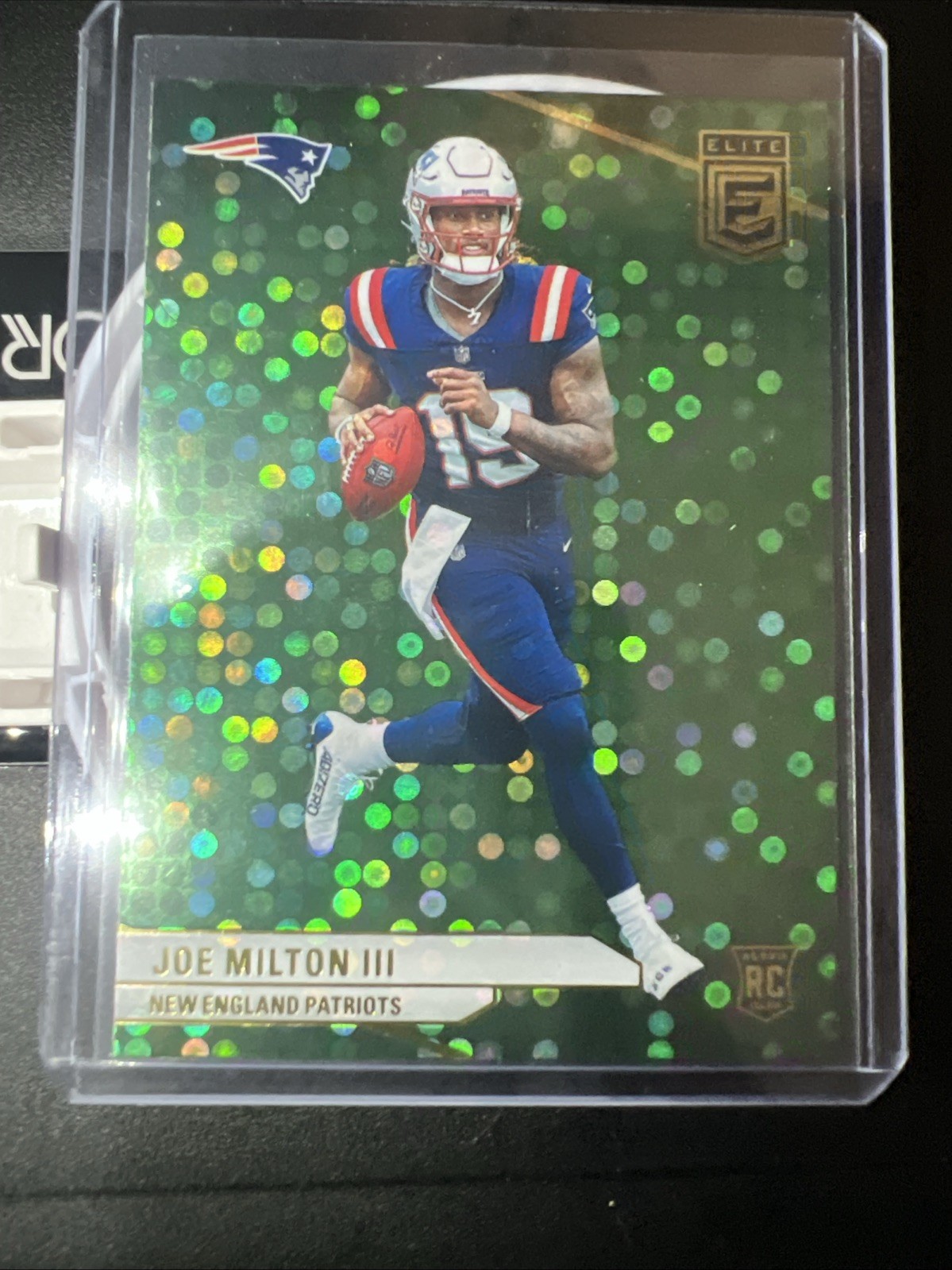 2024 Donruss Elite Football - Joe Milton III RC - Green Disco - 115