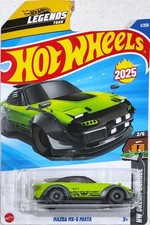 Hot Wheels 2025 Mazda MX-5 Miata #1/250 Green HW Dream Garage #2/5 Card Damage 