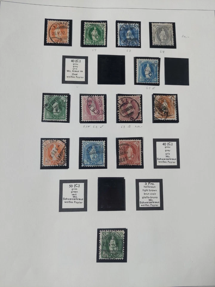 Schweiz Briefmarkensammlung 3 Alben, viele mit hohem Michel-Wert, Top! - Bild 4 von 4