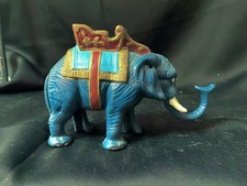 Vintage Metal Circus Elephant Mechanical Coin Bank