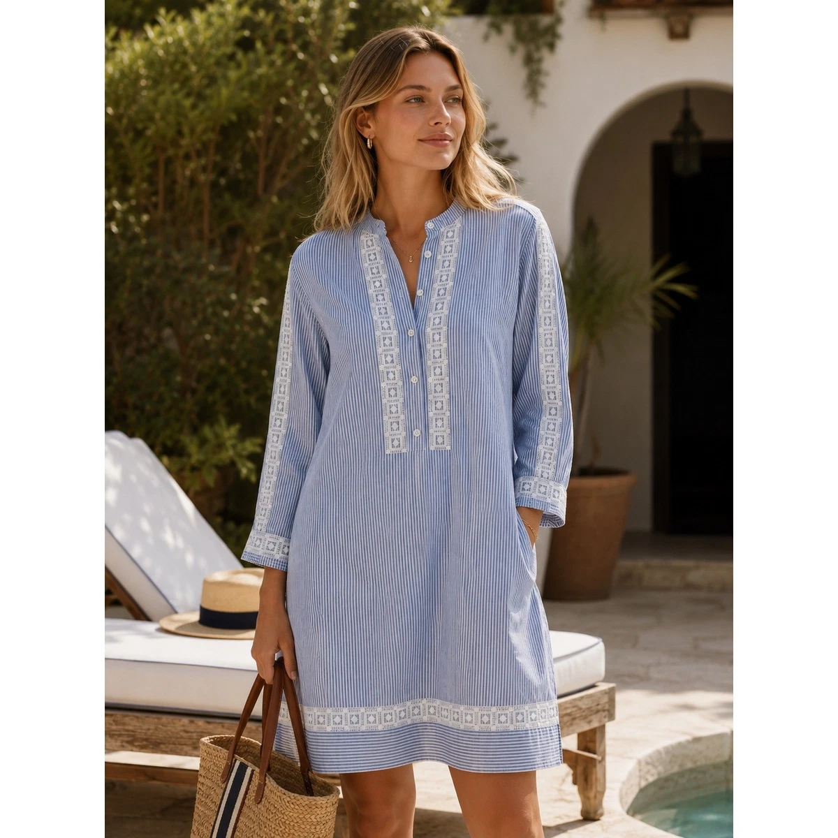 j crew crochet dress J.CREW Casual Dresses for Women for sale Color:Pic Sky Blue Kristen Luxe Satin Bridesmaids back open dress Shift dress 65% polyester/35% cotton