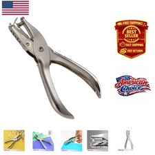 Versatile Nickel-Plated Hole Punch - Perfect for Crafts, Scrapbooking  Office