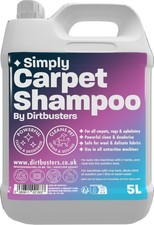 Dirtbusters Simply Carpet Cleaner Shampoo (5L) Powerful Carpet Cleaner Solution 4.18 per litre