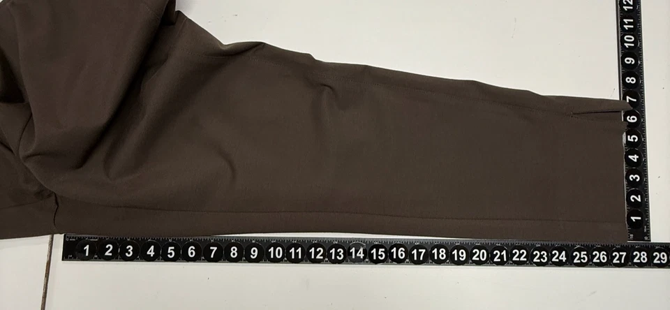 Pantalones para mujer Jill medianos pequeños marrón ponte pierna ajustada tiro alto elástico Foto 4 de 4