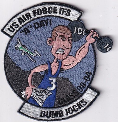 Introductory Flight Training Pilot Class 08-04 Dumb Jock USAF US Air Force patch