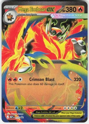 Mega Emboar ex Holo Promo ME: Mega Evolution Promo 035 NM