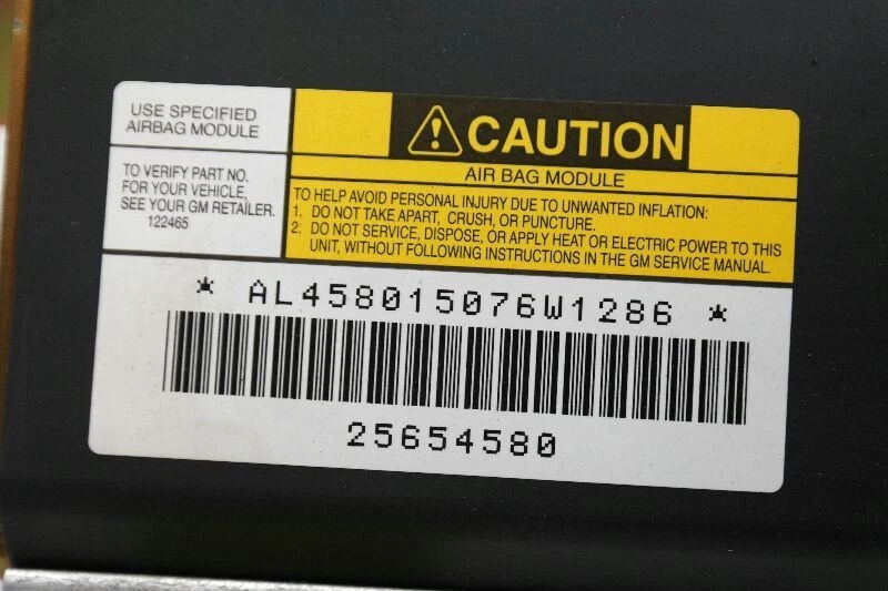 2000 2001 Cadillac Deville Passenger Right Front RH Dash Air Bag Foto 4 de 4