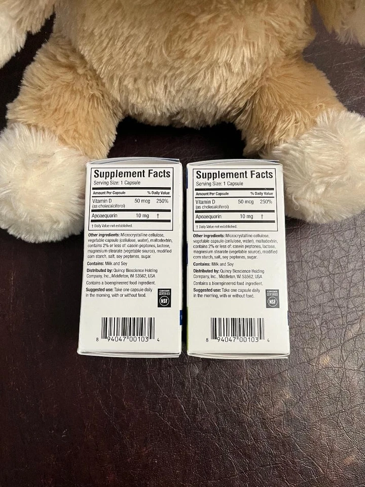 Prevagen Regular Strength 30 Capsules 10mg Apoaequorin Authentic 2PKs - Image 2 of 2