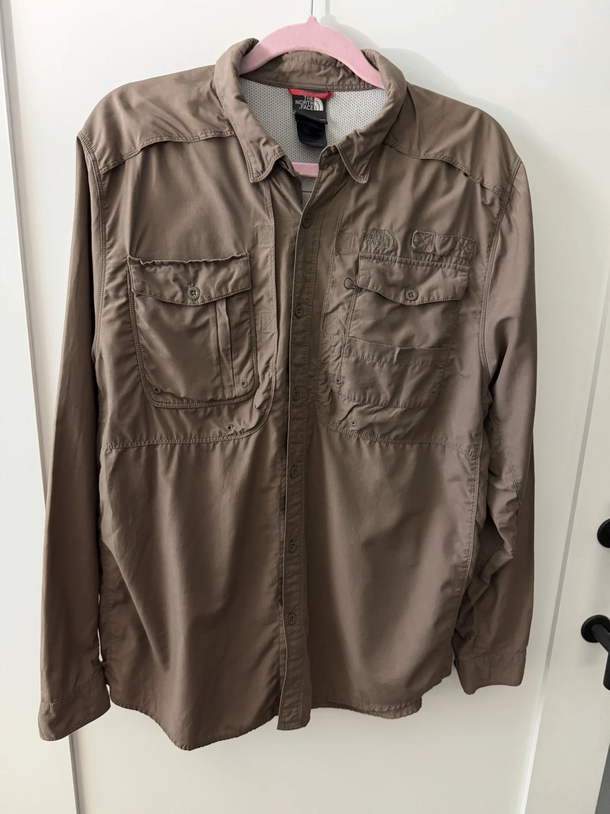 The North Face Fishing Hiking Shirt Mens Large Brown Vented Outdoor Utility
Opens in a new window or