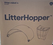 Litter Robot 4 Litter Hopper Black NEW With Cover New Open Box