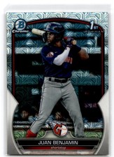 2023 Bowman Chrome #BCP-151 Juan Benjamin Prospects Mojo Refractor