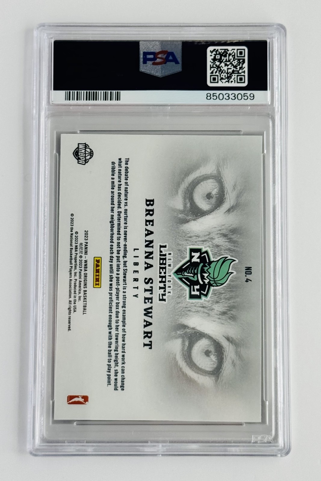 2023 Origins WNBA Breanna Stewart Tiger Eyes Case Hit 🏀PSA 10 POP 4 Liberty SSP view 8