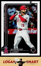Matthew Lugo 2025 Topps Update #US314 RC Los Angeles Angels