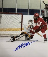 Malik L'Italien Signed 8x10 Photo! Halifax Mooseheads! #3 Pick QMJHL! COA