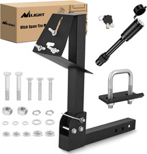 Trailer Hitch Spare Tire Carrier Adjustable Hitch Spare Tire Mount For Truck Suv Trailer Hitch Spare Tire Carrier Adjustable Hitch Spare Tire Mount For Truck Suv