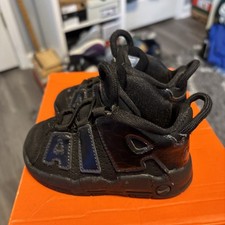 Nike Air Uptempo Toddler FZ9942-001 Size 5c Black