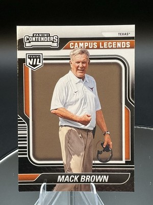 2025 Panini University of Texas NIL Campus Legends #4 Mack Brown