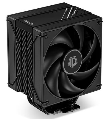 ID-COOLING FROZN A410 DK CPU Cooler, All-Black Layout Single Tower with 2 Fans