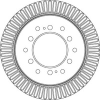 2Er Set Bremsscheiben TRW Automotive DF4484 BAW 024008012 42431-60130
