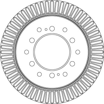 2Er Set Bremsscheiben TRW Automotive DF4484 BAW 024008012 42431-60130-image