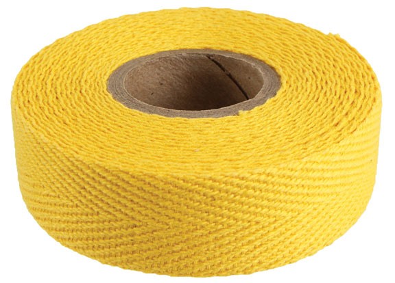 Newbaums Eco-Friendly Cotton Cloth Bar Tape - Yellow Durable Adhesive 3890₽
