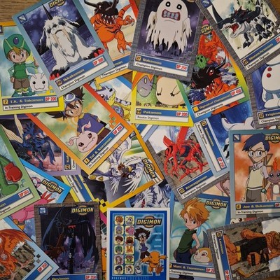 Digimon Animated Series 1: 13 x Karten + Checkliste 1999 Bandai Upper Deck Bulk