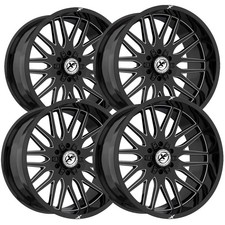 Set Of 4 Xf Off-road Xf-240 20x10 8x6.58x170 -12mm Blackmilled Wheels Rims