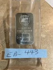 1 ENGELHARD 1 OZ. .999 FINE SILVER BAR BIG E