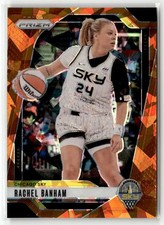 2024 Panini Prizm WNBA #25 Rachel Banham Ice Orange Prizms