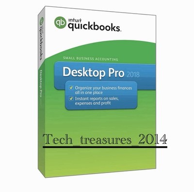 Quickbooks Pro 2018 1 Users Lifetime
