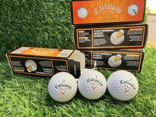 4 NEW Vintage Callaway HX Hot Golf Balls NOS 4 Boxes White Discontinued