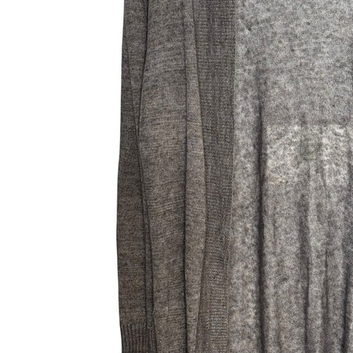 Women’s Eileen Fisher Size Large Gray 100% Linen Long Line Open Front Cardigan - Afbeelding 4 van 11
