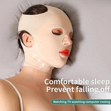 Reusable Face Lift Sleeping Belt Double Chin Shaper V Line Mask Strap Slim Fit