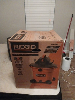 #ad #ad RIDGID Shop Vacuum Wet Dry Vac 16 Gallon 5.0 HP Blower Hose Filter Nozzle Tool $68.79