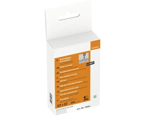 fermacell Schnellbauschrauben für Estrichelemente 3,9 mm x 22 mm Pack = 250 St
