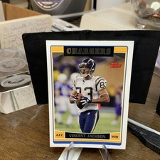 2006 Topps #42 Vincent Jackson San Diego Chargers Football Card