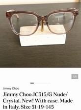 Jimmy Choo JC315/G Nude Acetate Square Full R...